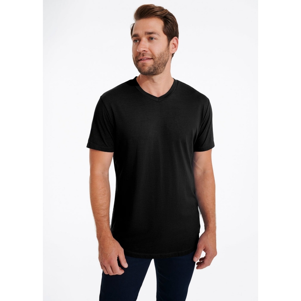 NWT Swet Tailor Softest V Neck T -Shirt Size XL In Navy Blue